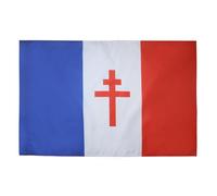 AZ FLAG Drapeau France libre 1940-1944 90x60 cm Polyester 100D Fourreau