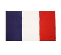 AZ FLAG - Drapeau France Premium - 150x90 cm - Drapeau Français Cousu Nylon 200D Avec Oeillets Métalliques Intégrés - 200 g