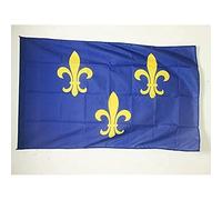 AZ FLAG - Drapeau Franco-Américains du Mid-Ouest - 150x90 cm - Drapeau Louisiane Septentrionale 100% Polyester Avec Fourreau et cordelette - Pavillon 110 g