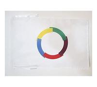 AZ FLAG - Drapeau Francophonie - 45x30 cm - Pavillon Francophone 100% Polyester Avec Deux Cordelettes - 20g