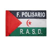 AZ FLAG - Drapeau Frente Polisario Sahara Occidental - 90x60 cm - Drapeau Rasd Sahraoui 100% Polyester Avec Fourreau et Cordelette - Pavillon 50 g