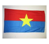 AZ FLAG - Drapeau Front national de libération du Sud Viêt Nam - 90x60 cm - Drapeau Du Viet-Cong 100% Polyester Avec Fourreau et Cordelette - Pavillon 50 g