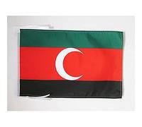 AZ FLAG - Drapeau Fur Du Darfour au Soudan - 45x30 cm - Pavillon Soudanais 100% Polyester Avec Deux Cordelettes - 20g