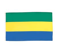 AZ FLAG - Drapeau Gabon - 150x90 cm - Drapeau Gabonais 100% Polyester Avec Oeillets Métalliques Intégrés - Pavillon 110 g