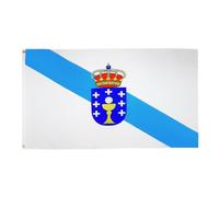 AZ FLAG - Drapeau Galice - 90x60 cm - Drapeau De Galicia - Espagne 100% Polyester Avec Oeillets Métalliques Intégrés - Pavillon 50 g
