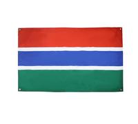 AZ FLAG Drapeau Gambie 150x90 cm avec 4 oeillets, Pavillon Gambien pour balcon ou mur