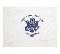 AZ FLAG - Drapeau Garde côtière des États-Unis - 45x30 cm - Pavillon United States Coast Guard - Usa 100% Polyester Avec Deux Cordelettes - 20g