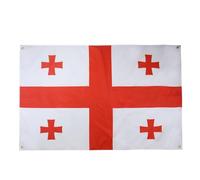 AZ FLAG Drapeau Géorgie 150x90 cm avec 4 oeillets, Pavillon Géorgien pour balcon ou mur