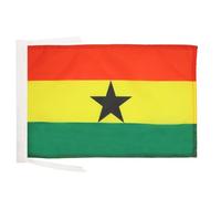 AZ FLAG Drapeau Ghana 45x30 cm Drapeau Ghanéen Polyester 100D Cordelettes