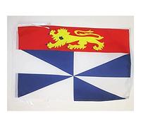 AZ FLAG - Drapeau Gironde - 45x30 cm - Pavillon Département Girondin 100% Polyester Avec Deux Cordelettes - 20g