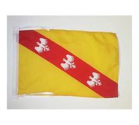 AZ FLAG - Drapeau Grand-gouvernement de Lorraine-et-Barrois - 45x30 cm - Pavillon Lorrain 100% Polyester Avec Deux Cordelettes - 20g