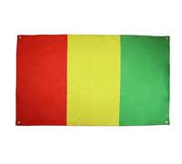 AZ FLAG Drapeau Guinée 150x90 cm avec 4 oeillets, Pavillon Guinéen pour balcon ou mur