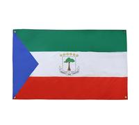 AZ FLAG Drapeau Guinée équatoriale 150x90 cm avec 4 oeillets, Pavillon Équato-Guinéen pour balcon ou mur