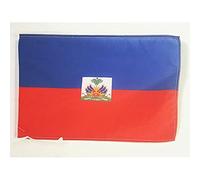 AZ FLAG Drapeau Haïti 45x30cm - PAVILLON haïtien 30 x 45 cm Haute qualité