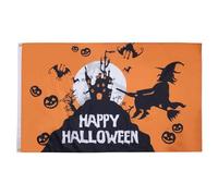 AZ FLAG Drapeau Halloween Orange 90x60 cm Polyester 100D 2 Œillets