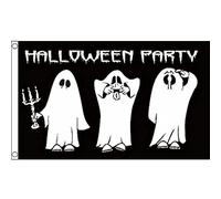 AZ FLAG Drapeau Halloween Party Fantômes 150x90 cm Polyester 100D 2 Œillets