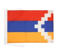 AZ FLAG - Drapeau Haut-Karabagh - 45x30 cm - Pavillon Artsakh - Haut-Karabakh - Arménie 100% Polyester Avec Deux Cordelettes - 20g