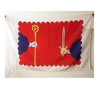 AZ FLAG - Drapeau Haute-Loire - 150x90 cm - Drapeau Département Altiligérien 100% Polyester Avec Fourreau et cordelette - Pavillon 110 g