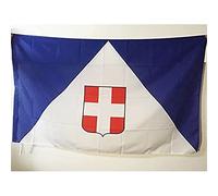 AZ FLAG - Drapeau Haute-Savoie - 150x90 cm - Drapeau Département Haut-Savoyard 100% Polyester avec Fourreau et cordelette - Pavillon 110 g
