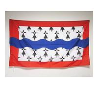 AZ FLAG - Drapeau Haute-Vienne - 90x60 cm - Drapeau Département Français - Limousin 100% Polyester Avec Fourreau et Cordelette - Pavillon 50 g