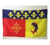 AZ FLAG - Drapeau Hautes-Alpes - 150x90 cm - Drapeau Département Haut-Alpins 100% Polyester Avec Fourreau et cordelette - Pavillon 110 g