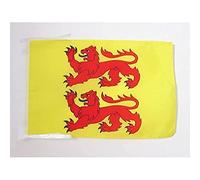 AZ FLAG - Drapeau Hautes-Pyrénées - 45x30 cm - Pavillon Département Haut-Pyrénéen 100% Polyester Avec Deux Cordelettes - 20g