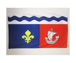 AZ FLAG Drapeau Hauts-de-Seine 150x90 cm Français Polyester 100D Fourreau