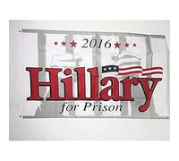 AZ FLAG Drapeau Hillary en prison 150x90 cm Polyester 100D 2 Œillets