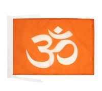 AZ FLAG - Drapeau Hindouisme - 45x30 cm - Pavillon Religion Hindou 100% Polyester Avec Deux Cordelettes - 20g