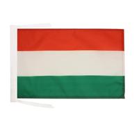 AZ FLAG Drapeau Hongrie 45x30 cm Hongrois Polyester 100D Cordelettes
