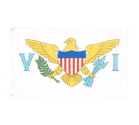 AZ FLAG - Drapeau IIes Vierges des Etats-Unis - 150x90 cm - Drapeau Américain 100% Polyester Avec Oeillets Métalliques Intégrés - Pavillon 110 g