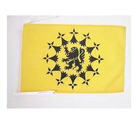 AZ FLAG - Drapeau Île de Batz - 45x30 cm - Pavillon Ile-De-Batz En Bretagne 100% Polyester Avec Deux Cordelettes - 20g