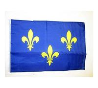AZ FLAG Drapeau Ile-de-France 45x30 cm Polyester 100D Cordelettes