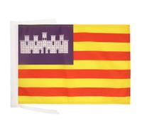 AZ FLAG - Drapeau Iles Baléares - 45x30 cm - Pavillon De Las Islas Baleares - Espagne 100% Polyester Avec Deux Cordelettes - 20g