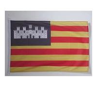 Pavillon nautique Iles Baléares 45x30cm - Drapeau de bateau de las islas baleares - Espagne 30 x 45 cm - AZ FLAG