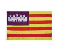 AZ FLAG - Drapeau Iles Baléares - 90x60 cm - Drapeau De Las Islas Baleares - Espagne 100% Polyester Avec Oeillets Métalliques Intégrés - Pavillon 50 g