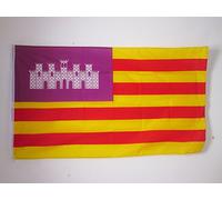 AZ FLAG - Drapeau Iles Baléares - 90x60 cm - Drapeau De Las Islas Baleares - Espagne 100% Polyester Avec Oeillets Métalliques Intégrés - Pavillon 50 g