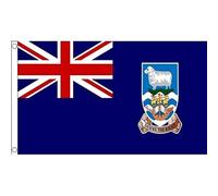 AZ FLAG - Drapeau îles Malouines - 150x90 cm - Drapeau Îles Falkland 100% Polyester Avec Oeillets Métalliques Intégrés - Pavillon 110 g
