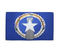 AZ FLAG Drapeau Iles Mariannes du Nord 150x90 cm avec 4 oeillets, Pavillon Mariannais pour balcon ou mur