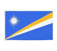 AZ FLAG - Drapeau Iles Marshall - 90x60 cm - Drapeau Marshallais 100% Polyester Avec Oeillets Métalliques Intégrés - Pavillon 50 g