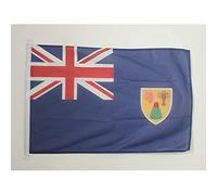 Pavillon nautique Iles Turques-et-Caïques 45x30cm - Drapeau de bateau anglais 30 x 45 cm - AZ FLAG