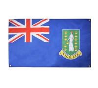 AZ FLAG Drapeau Iles Vierges britanniques 150x90 cm 4 Œillets