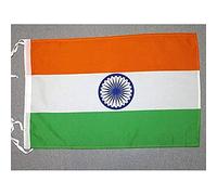 Drapeau Inde 45x30cm - PAVILLON indien 30 x 45 cm haute qualité - AZ FLAG