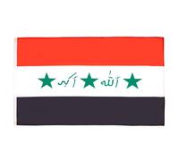 AZ FLAG - Drapeau Irak ancien 1991-2004 - 150x90 cm - Drapeau Irakien 100% Polyester Avec Oeillets Métalliques Intégrés - Pavillon 110 g
