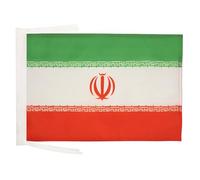 AZ FLAG Drapeau Iran 45x30 cm Drapeau Iranien Polyester 100D Cordelettes