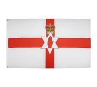 AZ FLAG - Drapeau Irlande du Nord - 90x60 cm - Drapeau Nord Irlandais 100% Polyester Avec Oeillets Métalliques Intégrés - Pavillon 50 g