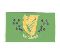 AZ FLAG - Drapeau Irlande Erin Go Bragh - 90x60 cm - Drapeau Irlandais 100% Polyester Avec Oeillets Métalliques Intégrés - Pavillon 50 g