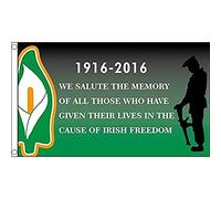 AZ FLAG Drapeau Irlande Insurrection de Paques Liberté 150x90 cm 2 Œillets