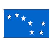 AZ FLAG - Drapeau Irlande Starry Plough Bleu - 90x60 cm - Drapeau Républicanisme Irlandais 100% Polyester Avec Oeillets Métalliques Intégrés - Pavillon 50 g