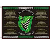 AZ FLAG - Drapeau Irlande The Fields of Athenry - 90x60 cm - Drapeau Irlandais 100% Polyester avec Oeillets Métalliques Intégrés - Pavillon 50 g